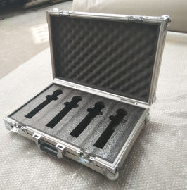 Compensato di alluminio leggero del miscelatore di caso di volo di colore d'argento + casi di alluminio di volo del miscelatore del DJ del materiale