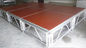 Rosso 3 - Piattaforma di alluminio della fase del compensato livellato con il bordo antiscorrimento fornitore